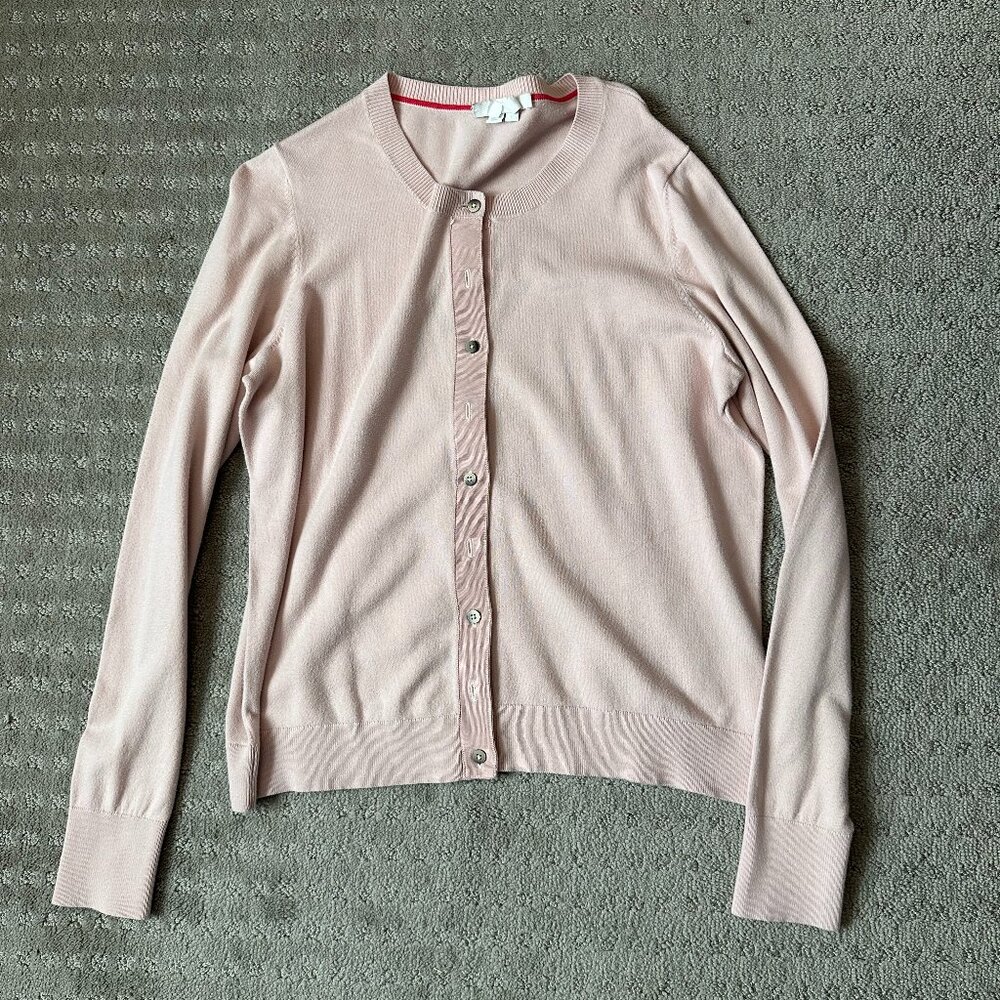 Boden Blush Pink Cardigan Sz Large